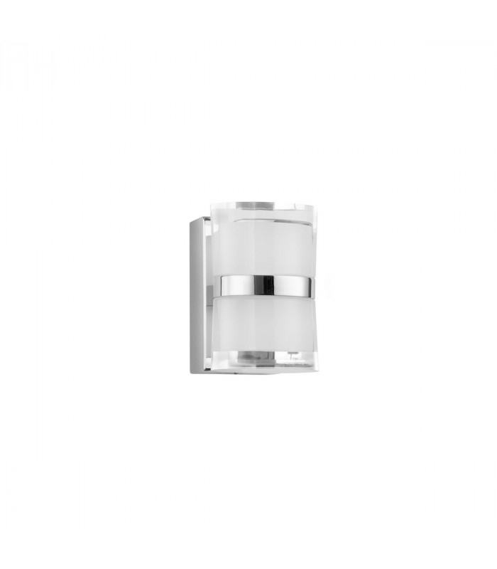 Sabia Bathroom Wall Lamp Chrome Aluminium LED 10W 1007Lm 3000K IP44-1