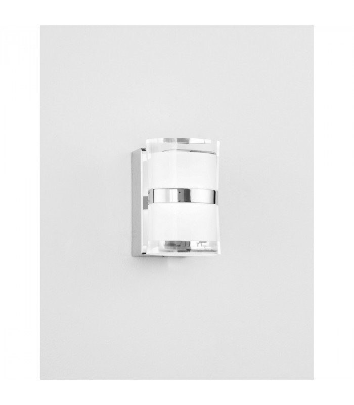 Sabia Bathroom Wall Lamp Chrome Aluminium LED 10W 1007Lm 3000K IP44-2