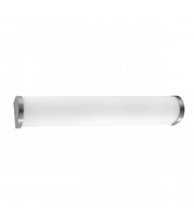 Polo 3 Light Bathroom Over Mirror Light Opal Glass Satin Nickel LED E14 IP44-1
