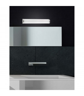 Polo 3 Light Bathroom Over Mirror Light Opal Glass Satin Nickel LED E14 IP44-2