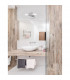 Dritto 2 Light Bathroom Wall Lamp Opal Glass Chrome Aluminium G9 IP44-2