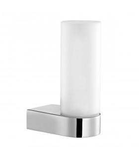 Polo Bathroom Wall Lamp Frosted Glass Chrome Aluminium G9 IP44-1