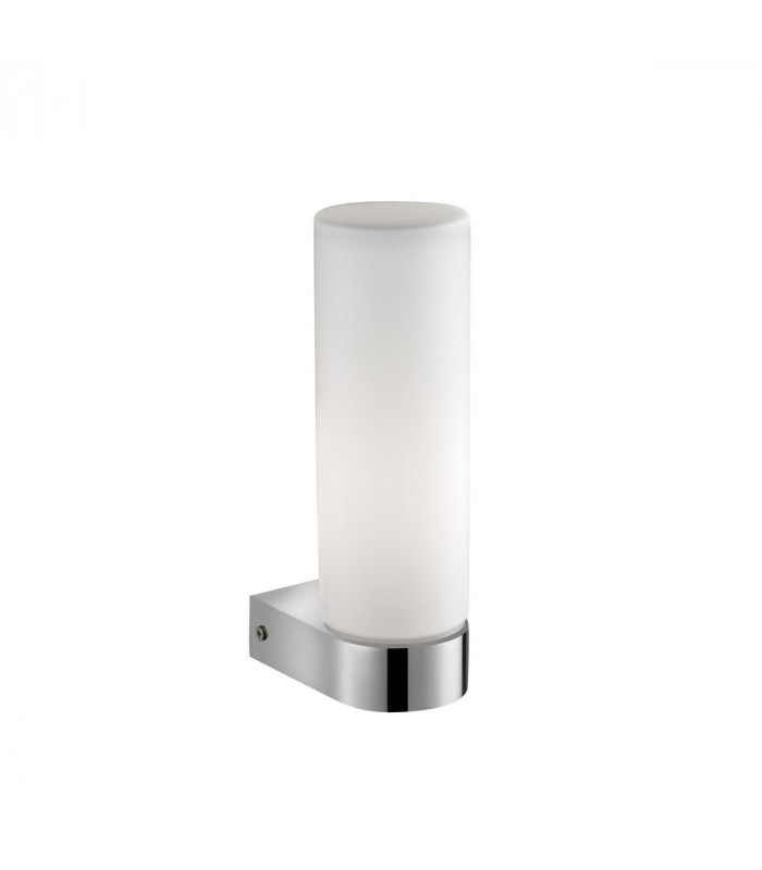 Polo Bathroom Wall Lamp White Opal Glass Chrome Aluminium LED E14 IP44-1