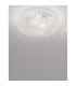 Clam 2 Light Bathroom Ceiling Light Clear Glass White Metal LED E27 IP44-2