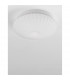 Clam 2 Light Bathroom Ceiling Light White Glass White Metal LED E27 IP44-3