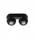Gon 2 Light Twin Ceiling Spotlight Sandy Black Aluminium LED 2x5W 800Lm 3000K-1