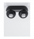 Gon 2 Light Twin Ceiling Spotlight Sandy Black Aluminium LED 2x5W 800Lm 3000K-3