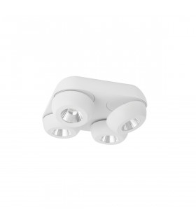 Gon 4 Light Ceiling Spotlight Clusters Sandy White Aluminium LED 4x5W 1600Lm 3000K-1
