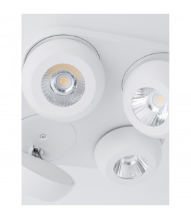Gon 4 Light Ceiling Spotlight Clusters Sandy White Aluminium LED 4x5W 1600Lm 3000K-2
