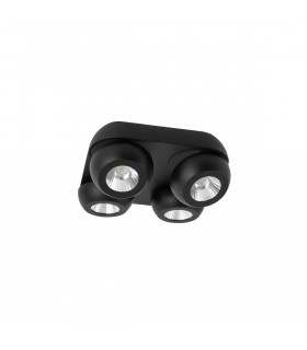 Gon 4 Light Ceiling Spotlight Clusters Sandy Black Aluminium LED 4x5W 1600Lm 3000K-1