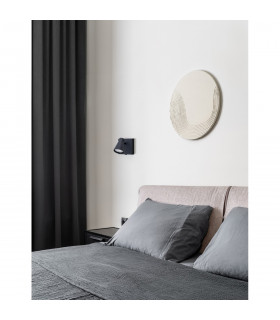 Gropius Single Spotlight Sandy Black Metal Switched LED GU10 1x10W-2