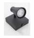 Gropius Single Spotlight Sandy Black Metal Switched LED GU10 1x10W-4