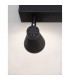 Gropius 2 Light Twin Ceiling Spotlight Sandy Black Metal LED GU10 2x10W-6