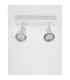 Gropius 2 Light Twin Ceiling Spotlight Sandy White Metal LED GU10 2x10W-2