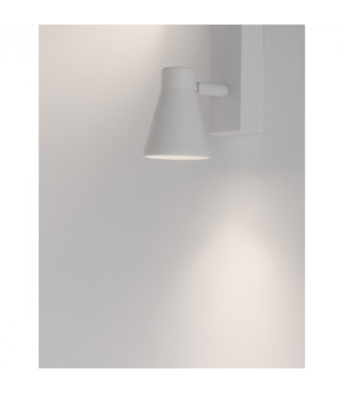 Gropius 2 Light Twin Ceiling Spotlight Sandy White Metal LED GU10 2x10W-5