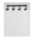 Gropius 4 Light Ceiling Spotlight Bar Sandy Black Metal LED GU10 4x10W-3