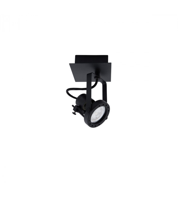 Gropius Single Spotlight Sandy Black Metal LED GU10 1x10-1