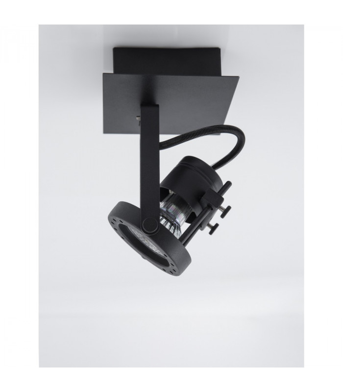 Gropius Single Spotlight Sandy Black Metal LED GU10 1x10-3