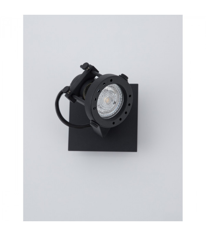 Gropius Single Spotlight Sandy Black Metal LED GU10 1x10-5