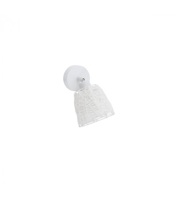 Gropius Single Spotlight Sandy White Metal Sandy White Cord LED E14-1