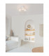 Gropius 3 Light Ceiling Spotlight Clusters Sandy White Metal Sandy White Cord LED E14-2