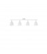 Gropius 4 Light Ceiling Spotlight Bar Sandy White Metal Sandy White Cord LED E14-1