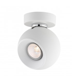 Tore Single Spotlight Matt White Aluminium GU10 1x50W-1