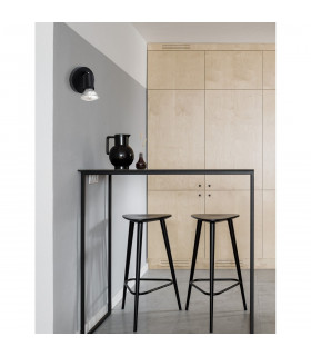 Gropius Single Spotlight Satin Black Metal LED GU10 1x5W-2