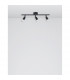 Gropius 3 Light Ceiling Spotlight Bar Satin Black Metal LED GU10 3x5W-4