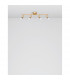 Gropius 4 Light Ceiling Spotlight Bar Satin Gold Metal LED GU10 4x5W-3