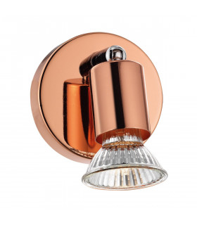 Base Single Spotlight Copper Metal GU10 1x50W-1