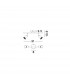 Base 2 Light Twin Ceiling Spotlight Copper Metal GU10 2x50W-3