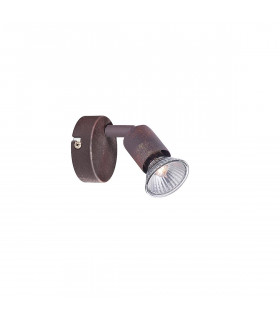 Base Single Spotlight Rust Metal GU10 1x50W-1