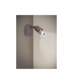 Base Single Spotlight Rust Metal GU10 1x50W-2