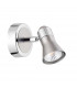 Galeria 2 Light Single Spotlight Satin Nickel Chrome Aluminium GU10 2x50W-1