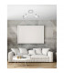 Galeria 2 Light Twin Ceiling Spotlight Matt White Chrome Aluminium GU10 2x50W-2
