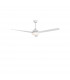 Silky Ceiling Fan Matt White Steel Glass Plywood White-1