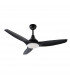 Samoa Ceiling Fan Steel Matt Black Glass 3ABS White Blades-3