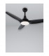 Samoa Ceiling Fan Steel Matt Black Glass 3ABS White Blades-5
