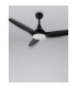 Samoa Ceiling Fan Steel Matt Black Glass 3ABS White Blades-6