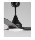 Samoa Ceiling Fan Steel Matt Black Glass 3ABS White Blades-7