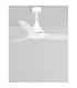 Samoa Ceiling Fan Steel Matt Black Glass 3 Wood Blades-4