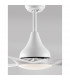 Samoa Ceiling Fan Steel Matt Black Glass 3 Wood Blades-6