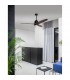 Sabal Ceiling Fan Steel Matt Black Glass 3ABS Wood Blades-2
