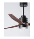 Sabal Ceiling Fan Steel Matt Black Glass 3ABS Wood Blades-5
