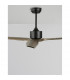 Vento Ceiling Fan Steel Matt White Glass 3ABS Wooden Blades-5