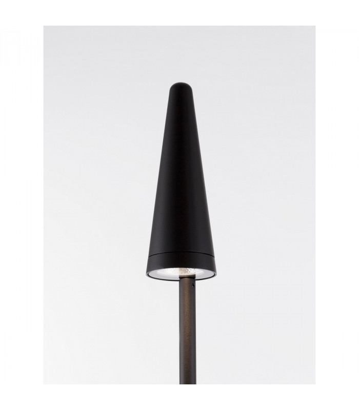 Mabel Outdoor Spike Black Aluminium Clear Glass LED 8.5W 590Lm 3000K IP54-3