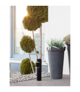 Aduro Outdoor Pedestal Light Black Aluminium LED 7.6W 460Lm 3000K IP54-2