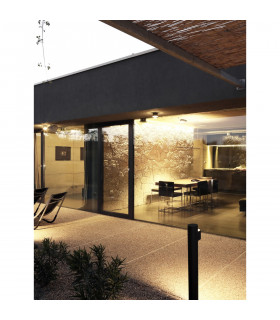 Aduro Outdoor Bollard Black Aluminium LED 7.6W 460Lm 3000K IP54-2