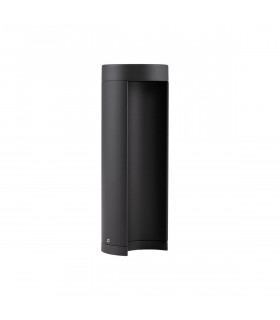 Tien Outdoor Pedestal Light Black Aluminium Clear Glass LED 8.5W 470Lm 3000K IP54-1